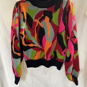 Colorful Abstract Women's Sweater